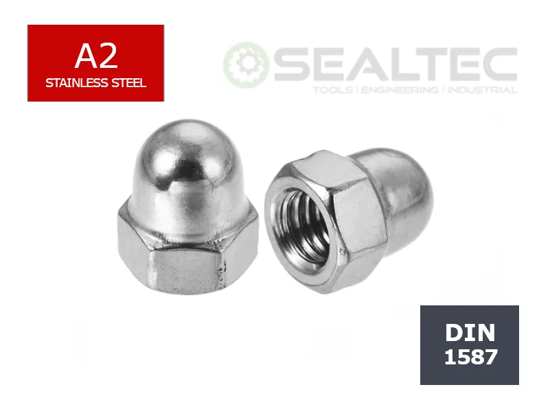 s/s dome nut
